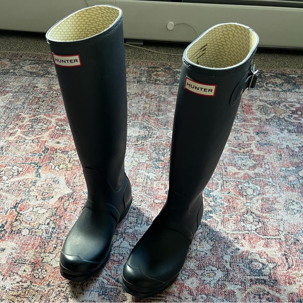 Hunter boots.